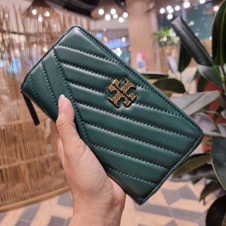 TORY BURCH KIRA CHEVRON ZIP CONTINENTAL WALLET