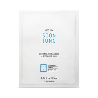 พร้อมส่ง Etude House Soon Jung Sheet Mask Panthensoside แผ่นมาร์ส