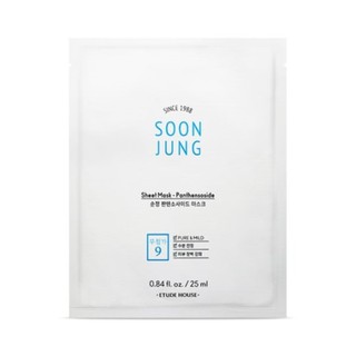 พร้อมส่ง Etude House Soon Jung Sheet Mask Panthensoside แผ่นมาร์ส