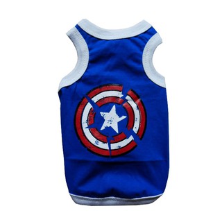 Dogacat เสื้อสุนัข เสื้อหมา เสื้อแมว เสื้อยืด Captain America !!! BEST SELLER !!!