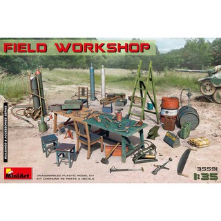 โมเดลอุปกรณ์จำลอง MiniArt 1/35 MI35591 Field Workshop