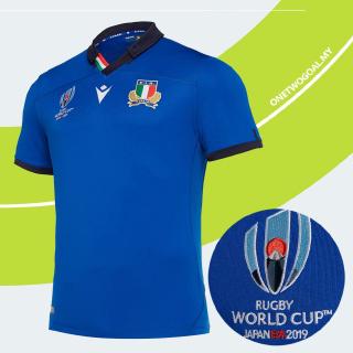 เสื้อรักบี้อิตาลี 2019 รักบี้เวิลด์คัพเจอร์ซี่ ITALY RWC Rugby Jersey