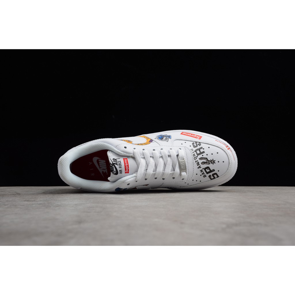 supreme x nba x nike air force 1 low white