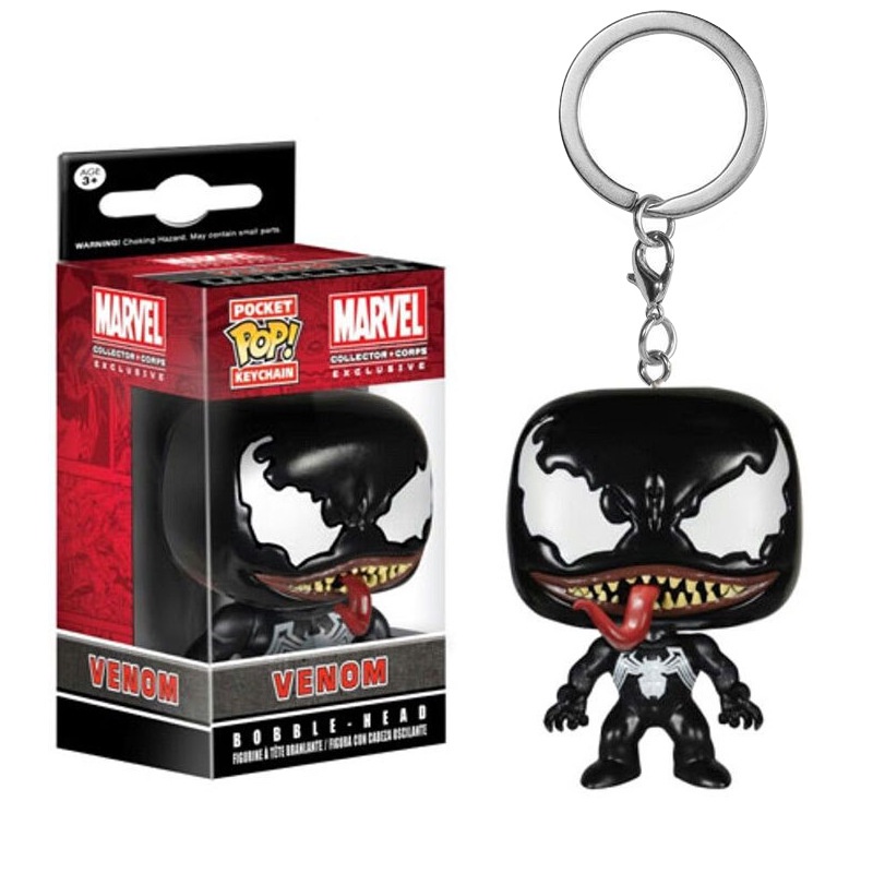 พวงกุญแจ Funko Pop venom พวงกุญแจคู่มือ พวงกุญแจ