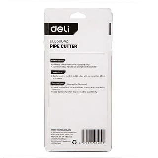 DELI กรรไกรตัดท่อ PVC 42mm รุ่น EDL350042-06