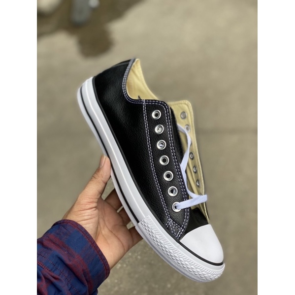 🛒🎁พร้อมส่งรองเท้า ⭐️all star(หนัง)พร้อมกล่อง🌟sz.39-44