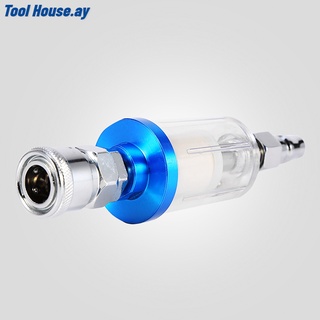 Spray Gun Air Line Filter Water Trap Clear Painting Moisture Separator with Male and Female Ada