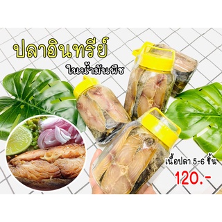 ปลาอินทรีย์ ปลาอินทรีย์หอม 400กรัม ปลาอินทรีย์ในน้ำมัน ปลาทอด อร่อย สดจากทะเลใต้