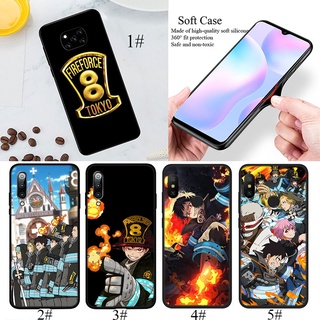 เคสนิ่ม ลาย DI9 Fire Force สําหรับ Xiaomi Redmi Note 5 6 Pro Plus 5A 6A