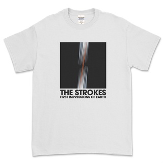 เสื้อยืด Cotton Comfortเสื้อยืด พิมพ์ลาย The STROKES FIRST IMPRESSION OF EARTH สําหรับผู้ชายขนาดเต็มS-5XL