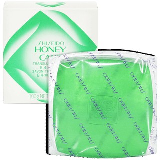 100 กรัม ของแท้ สบู่ สบู่น้ำผึ้ง ชิเซโด้ ผิวหน้า ผิวกาย Shiseido HONEY CAKE Translucent Soap E 4 ราคาเต็ม 160 soap 100g