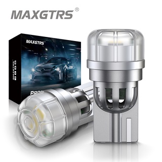 Maxgtrs T10 194 หลอดไฟ LED 168 ดวง พร้อมชิป w5w 3020 DRL สีขาว แดง เหลือง แบบเปลี่ยน สําหรับติดป้ายทะเบียนรถยนต์ 2 ชิ้น