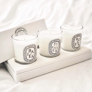 🕯🕯Diptyque  candle set เทียนหอม คละกลิ่น แบบเซต 3 กลิ่น 70g. x 3 * (ป้าย kingpower)