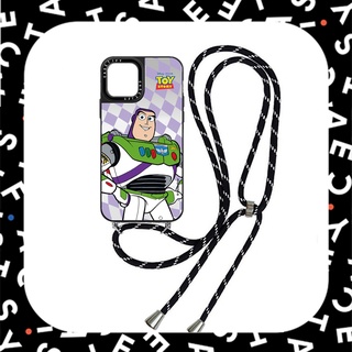 Casetify เคสโทรศัพท์มือถือซิลิโคน ลาย Toy Story Buzz Lightyear มีกระจก สําหรับ iPhone 7 8 Plus X XS XR 11 12 13 Pro Max SE 2022