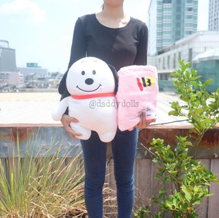 ตุ๊กตา หมอนผ้าห่ม Snoopy สนู้ปปี้ Baby เบบี้ 16นิ้ว (100x150cm)