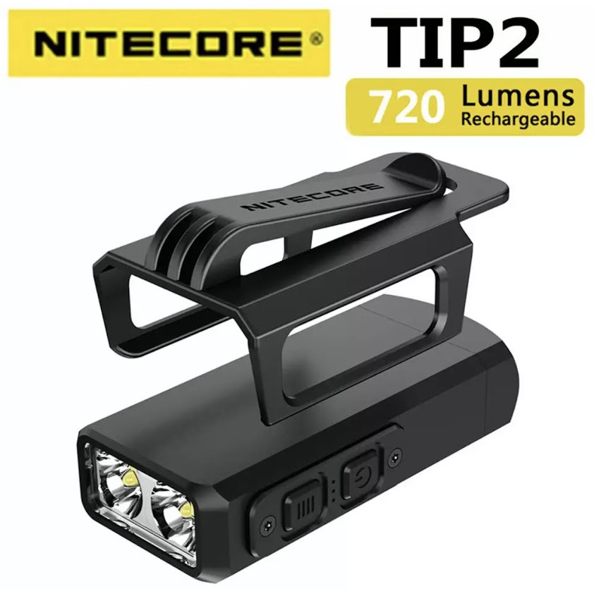 พร้อมส่ง ไฟฉายพวงกุญแจ Nitecore TIP2 สว่าง 720ลูเมน USB ชาร์จ ของแท้100%