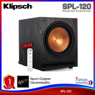 Klipsch SPL-120 Powered Subwoofer ลำโพงซับวูฟเฟอร์ 12 นิ้ว กำลังขับสูงสุด 600 วัตต์ รับประกันศูนย์ไทย 1 ปี แถมฟรี! ปลั๊กไฟ 1 ตัว