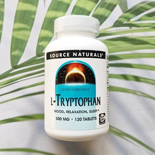 แอล ทริปโตเฟน L-Tryptophan 500 mg 120 Tablets (Source Naturals®)