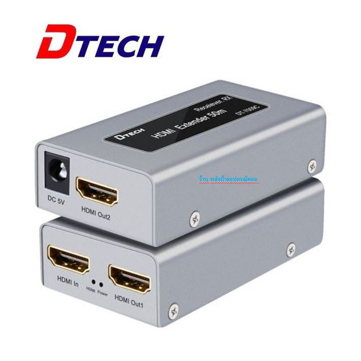 DTECH HDMI Extender 60m+Splitter #รุ่น VD007A / DT-7053 DT7053