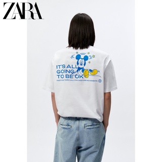 เสื้อยืด พิมพ์ลาย ZARA สําหรับผู้ชาย