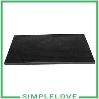 [SIMPLELOVE] Rubber Bar Service Mat Water Proof Bar Runner Glass Cup Coaster Tool 12x6"