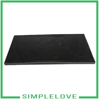 [SIMPLELOVE] Rubber Bar Service Mat Water Proof Bar Runner Glass Cup Coaster Tool 12x6"