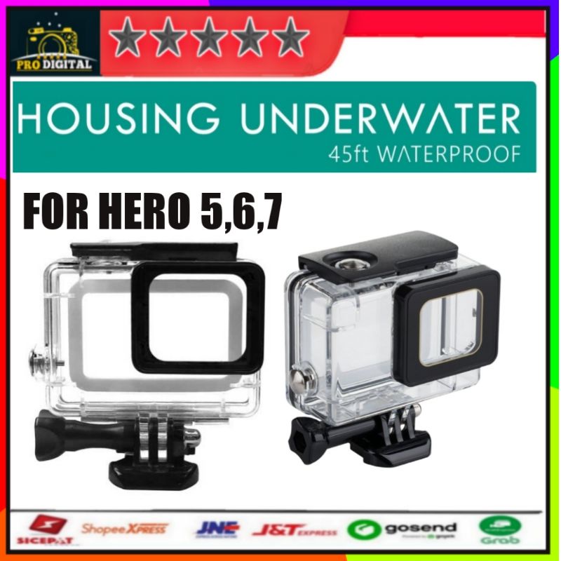 ที่อยู่อาศัย GoPro HERO5 HERO6 HERO7 กันน้ํา -Housing GoPro HERO 5 6 7 - กันน้ํา