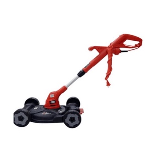 BLACK&amp;DECKER เครื่องเล็มหญ้า 450W GL4525CM-B1 พร้อมฐานล้อ 2in1