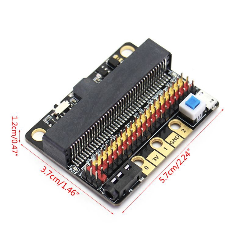 iobitv 2 . 0 micro:bit แผ่นบอร์ดโมดูลสําหรับขยายเชื่อมต่อ