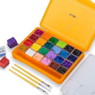 ชุดสีเยลลี่ Gouache HiMi 18/24 สี
