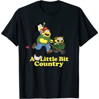 ROUNDคอลูกเรือNeckเสื้อยืด พิมพ์ลาย Disney Big City Greens A Little Bit Country สําหรับผู้ใหญ่-4XL