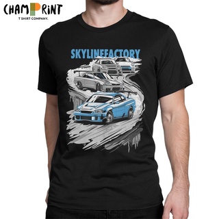 ถูกสุดๆเสื้อยืด พิมพ์ลาย Skyline GTR Family Jdm สําหรับผู้ชาย#39; s เสื้อยืดคอกลม แขนสั้น ผ้าฝ้าย 100% สไตล์ญี่ปุ่น สําห