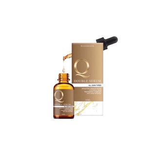 แท้% Q Double Serum <ลอตใหม่มี Sticker กันปลอม>เซรั่มคิว คิวดับเบิ้ลเซรั่ม เซรั่มหน้าเด็ก รัสกาญจน์ 30 ml