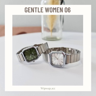 [ลด45 กรอกโค้ด WIP22DEC]นาฬิกาข้อมือ รุ่น Gentle Women 06 สายแสตนเลส 100% กันน้ำ กันเหงื่อได้ สายไม่คม งานพรีเมี่ยมนำเข้