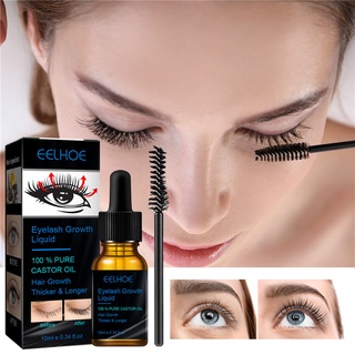 Eelhoe Fast 7 Day Eyelash Growth Serum เซรั่มบํารุงขนตา เพิ่มความยาว หนา ขนตา คิ้ว เพิ่มความยาว ผลิตภัณฑ์ดูแลขนตา