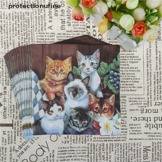 PRNE 20sheets Cats Paper Napkin Festive Party Tissue Napkin Decoupage Wedding Party Baby Shower Decor PRNE