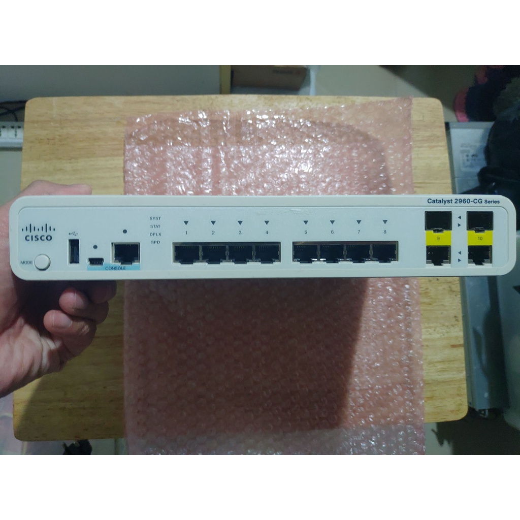 Cisco Catalyst 2960C Switch 8 GE, 1 x Dual Uplink, LAN Base [WS-C2960CG ...