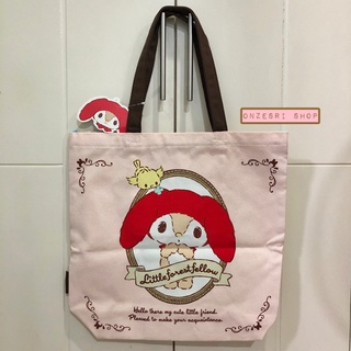 กระเป๋าสะพาย Little Forest Fellow (กระต่ายจาก Sanrio) สีชมพู ขนาด 39 x 37 x 10 ซม. ใบใหญ่ จุของได้เยอะ