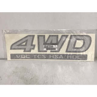 สติกเกอร์ 4WD VDC TCS HSA HDC ของ NISSAN NP300 รุ่นรถ D23 ราคาขายต่อชิ้น ( อะไหล่แท้นิสสัน )