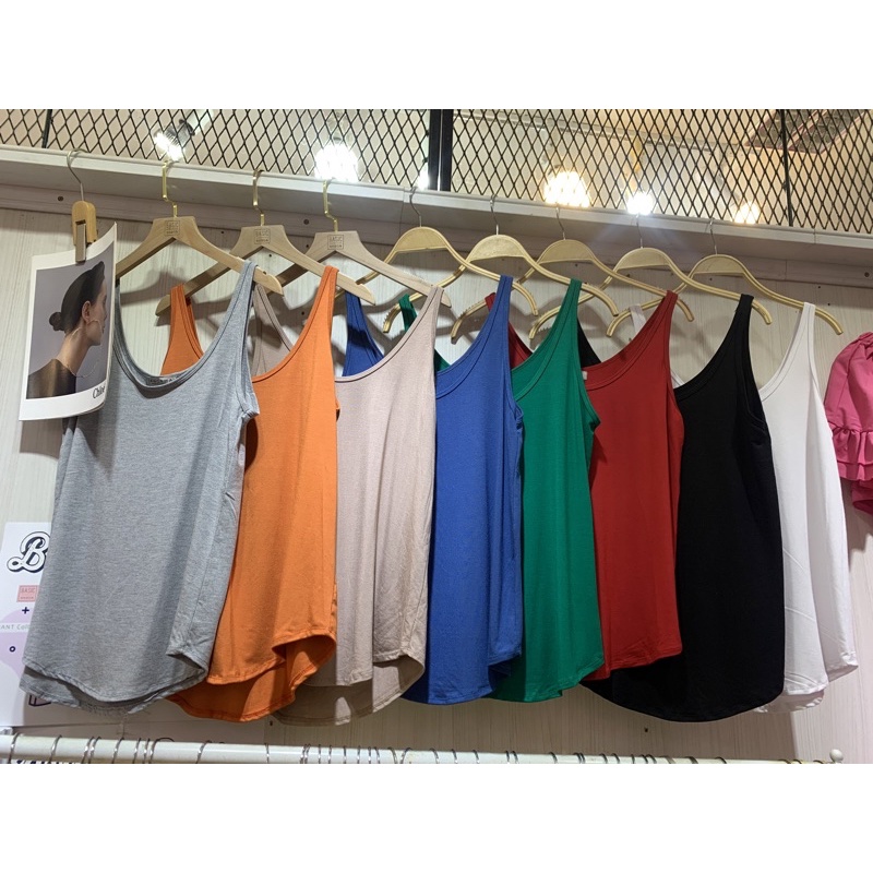 𝕋𝕙𝕖 𝑺𝒊𝒎𝒑𝒍𝒆 ˢᵗʸˡᵉ ครบสีเทามาแล้ว !!!!Rayon collection เสื้อกล้ามคอเว้าทรงสวย ใส่ดีงาม