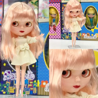 ping toysตุ๊กตาบลาย์ Blythe_Bassk ตุ๊กตาตาโต เปลี่ยนสีตาได้ 4 สี( ตุ๊กตาคละลาย)