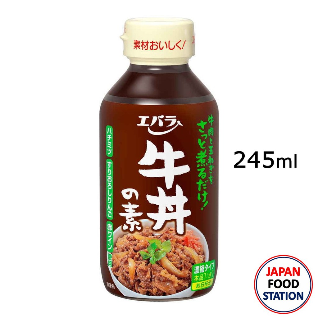 EBARA GYUDON NO MOTO 245ML (6018) ซอสทำกิวด้ง ซอสปรุงอาหารญี่ปุ่น JAPANESE SAUCE หมดอายุเดือน 2022.2