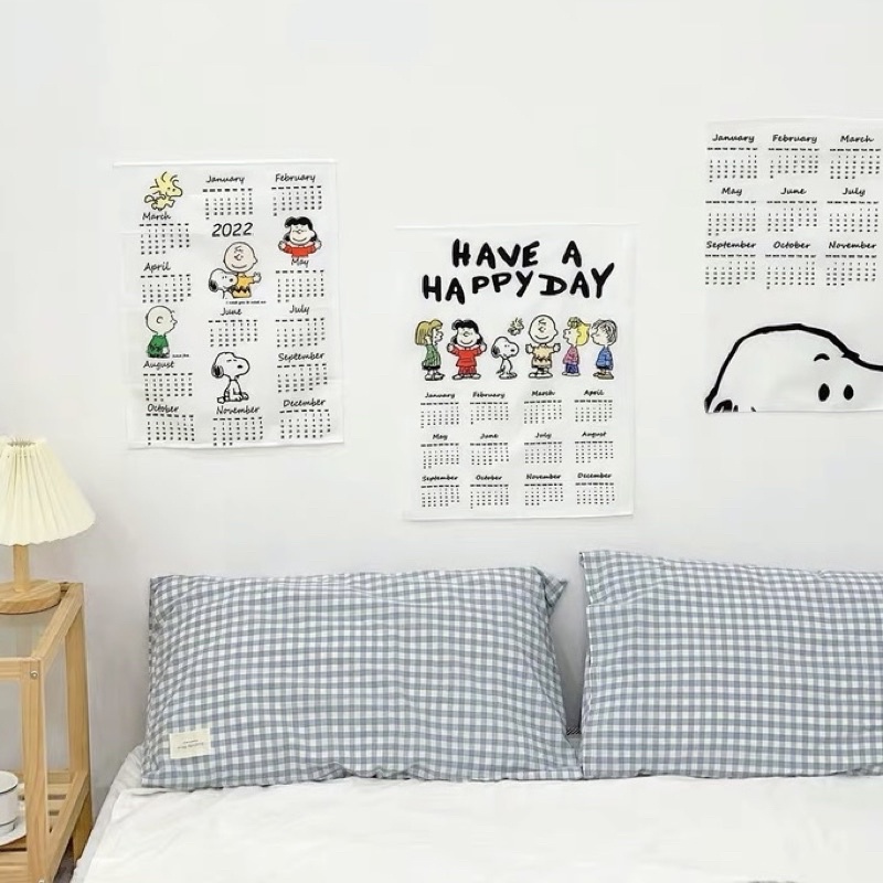 [ พร้อมส่ง????] ปฏิทิน2022 ปฏิทินสนูปปี้ snoopy calendar ปฏิทินลาย