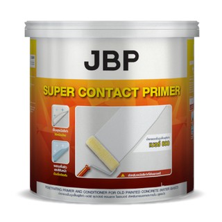 สีรองพื้นปูนเก่าเจบีพี สูตรน้ำ JBP Super Contact Primer เบอร์800 ขนาด3.785ลิตร