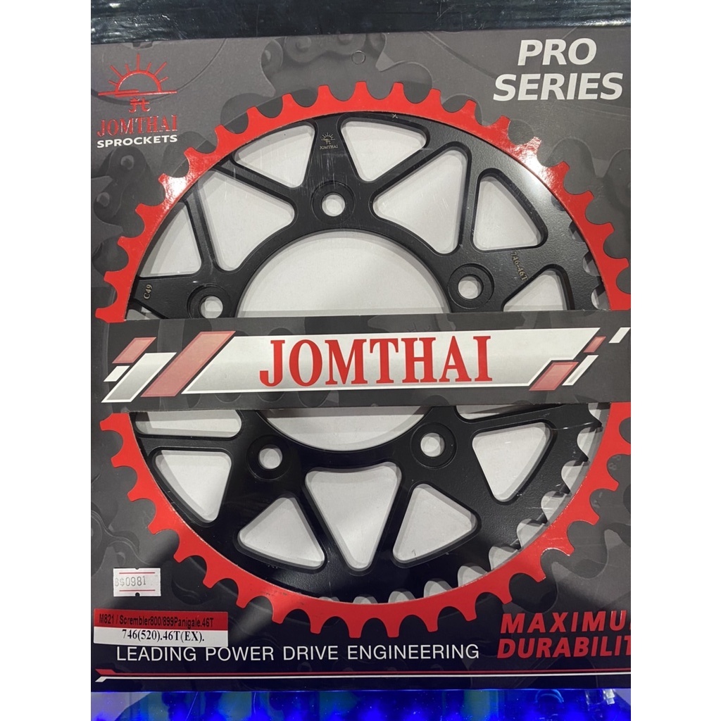 32. สเตอร์หลัง งาน Jomthai  797 Monster / 821 Monster เบอร์ 520 ฟัน 46 Jomthai โซ่520 จอมไทย โซ่Jomt