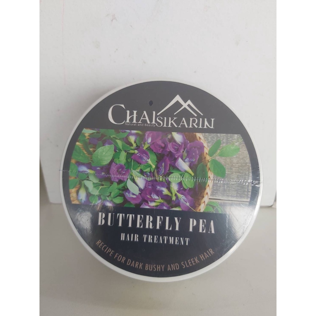 Chaisikarin - ชัยศิขริน - ทรีทเม้นท์ผมดอกอัญชัญ BUTTERFLY PEA HAIR TREATMENT 250 กรัม
