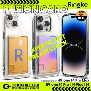 Ringke [FUSION CARD] เคสโทรศัพท์มือถือ แบบคริสตัลใส น้ําหนักเบา สําหรับ iPhone 14Pro Max 14 Pro 14 Plus 14