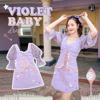 💎พร้อมส่ง💎BLT เดรส Violet baby collection