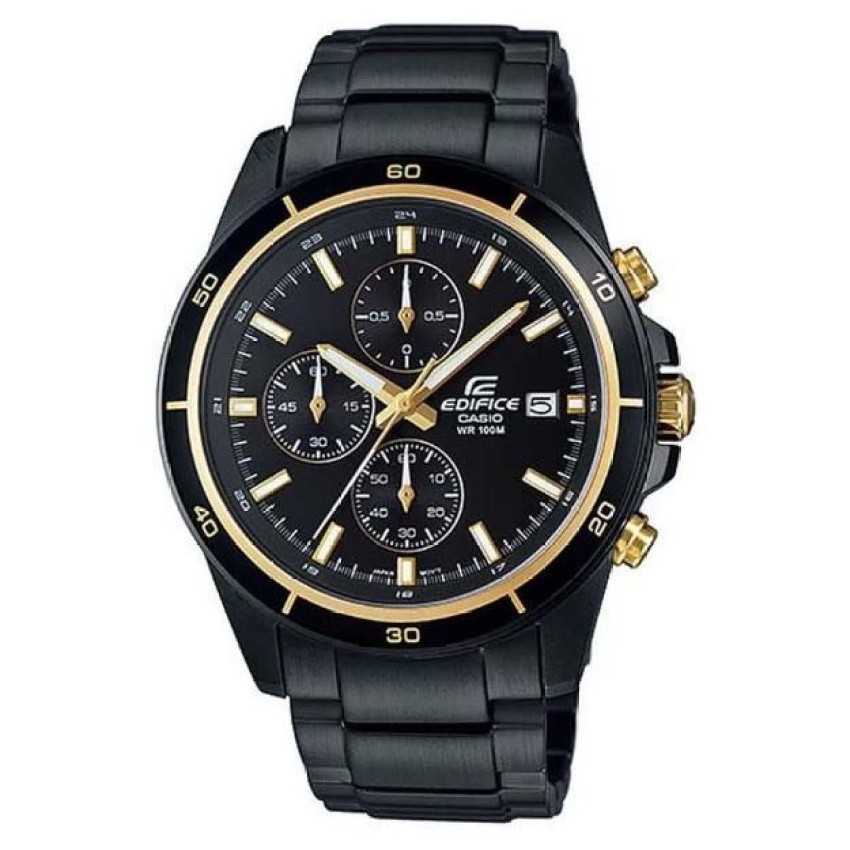 Casio Edifice นาฬิกาข้อมือผู้ชาย สายสแตนเลส สีดำ EFR-526BK-1A9VDF - Black