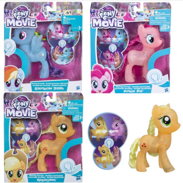 My Little Pony Shining Friends Rainbow Dash, Pinkie Pie, Applejack, Twilight Sparkle Figure มายลิตเติ้ลโพนี่